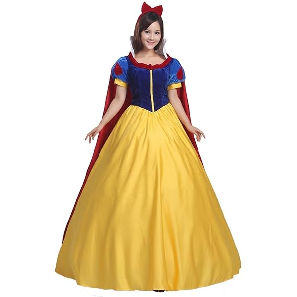 Amazon.co.jp: [PWPCOS] 白雪姫コスプレ大人 労働服 ボロ服 衣装